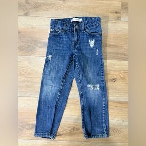 Blue Distressed Jeans
